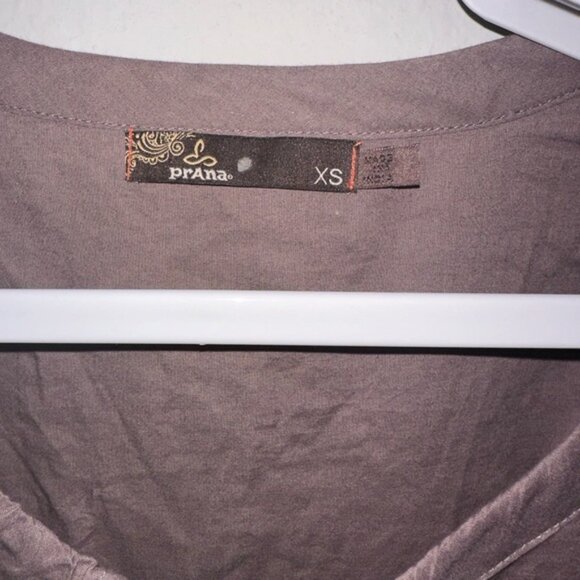 Prana‎ Embroidered Drawstring Waist Cotton Tunic Top XSmall - Picture 6 of 9